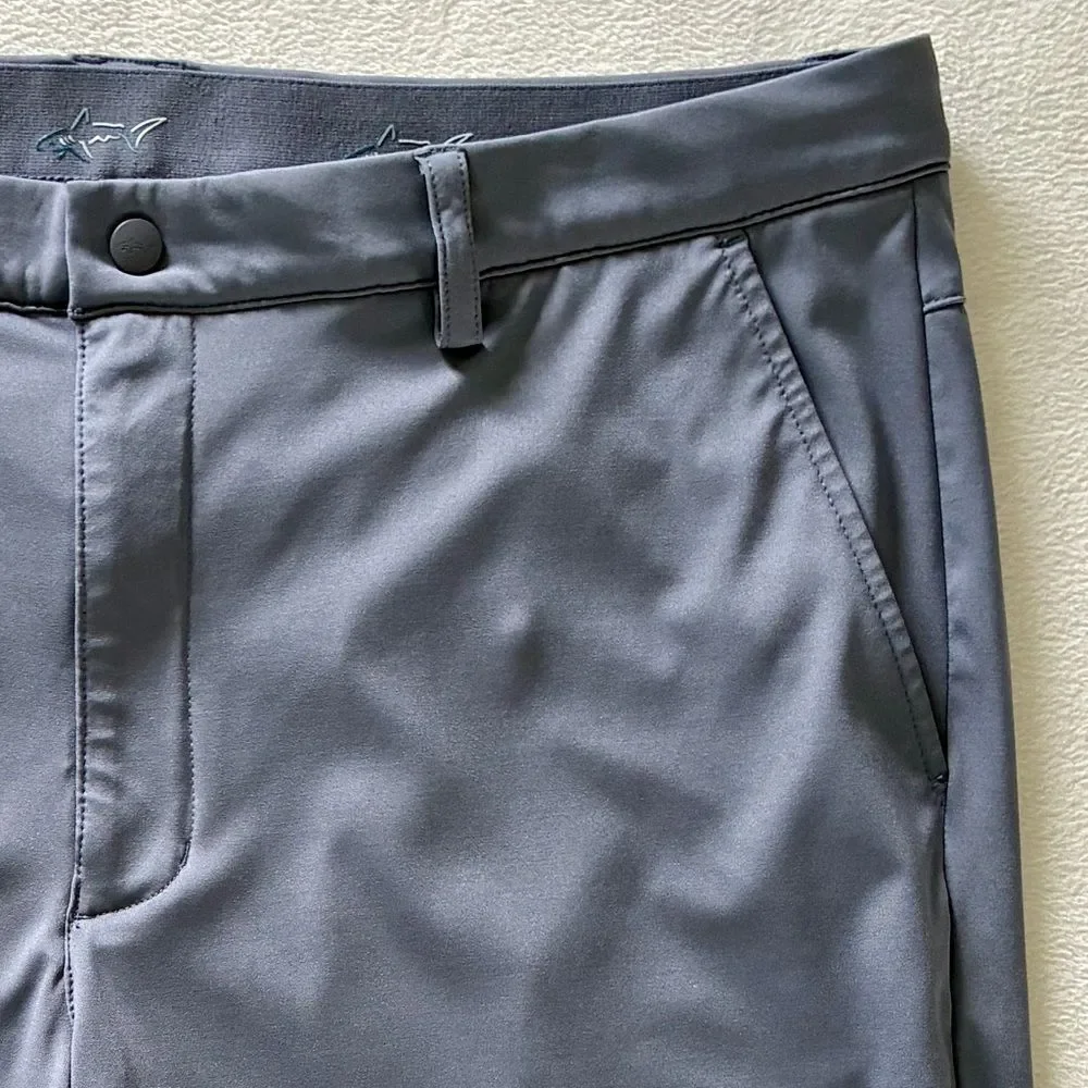 Greg Norman Golf Shorts Men’s 36 Gray Stretch Performance Moisture Wicking